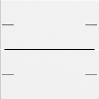 Wippenset 2-voudig voor tastsensor 4.55 zuiver wit mat (575227)