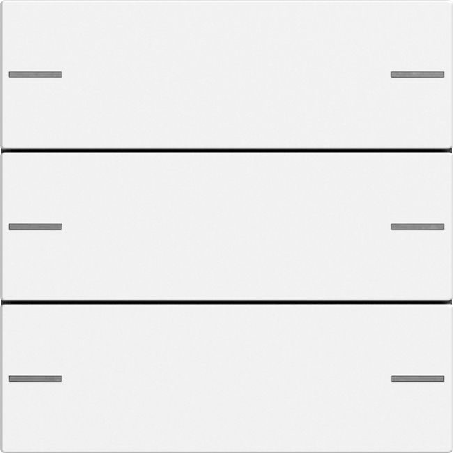 Wippenset 3-voudig voor tastsensor 4.55 zuiver wit mat (575327)