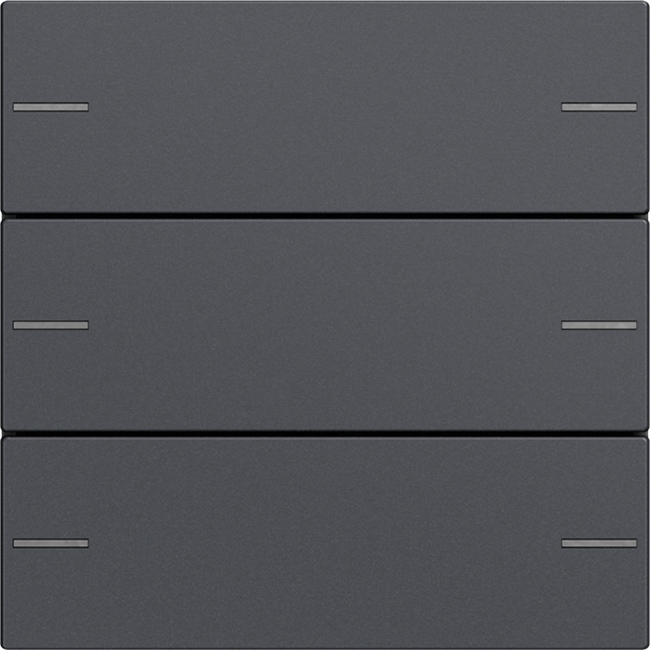 Wippenset 3-voudig voor tastsensor 4.55 antraciet (575328)