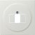 Gira 027640 Afdekplaat voor USB zonder tekstkader s-color zuiver wit