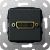 Gira 564410 Basiselement DVI (24+5) Koppeling zwart mat