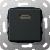 Gira 567010 Basiselement HDMI 2.0a + HDR Verloopkabel zwart mat