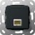 Gira 569510 Basiselement Modular Jack RJ45 Cat.6 10 GB Ethernet Koppeling zwart mat