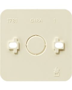 Gira 008113 Montageplaat voor montage van opbouwapparaten 1-voudig opbouw creme wit