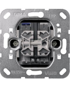 Gira 014500 Basiselement wipcontroleschakelaar met 2 oranje led's 230 V serieschakelaar