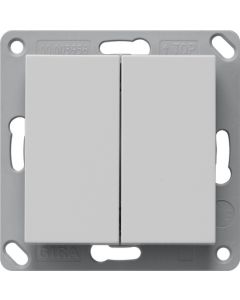 Gira 2462015 Bluetooth wandzender 2-voudig systeem 55 grijs mat
